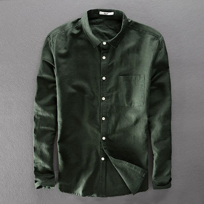 Breathable Cotton Casual Button Down Shirt