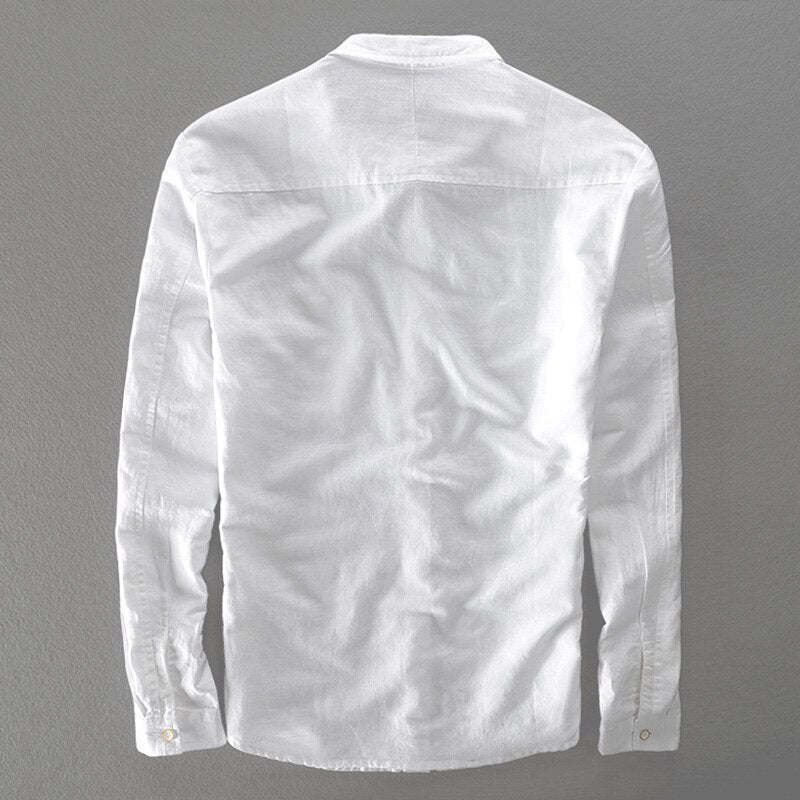 Breathable Cotton Casual Button Down Shirt