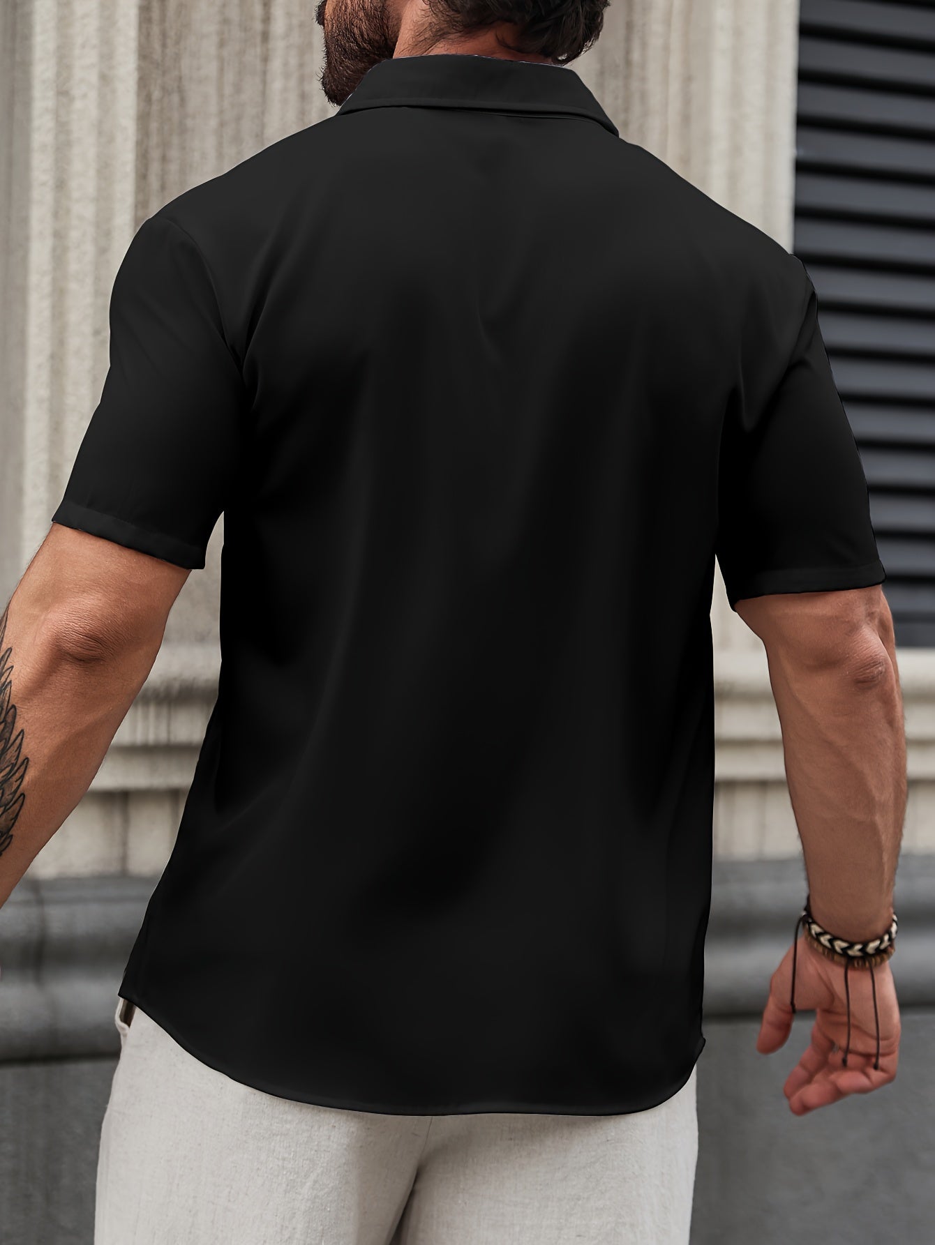 Comfortable Fit Casual Shirt with Stretchy Material