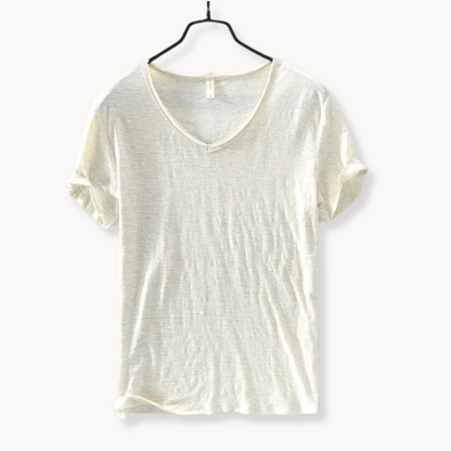 Relaxed Fit V Neck Casual Tee Shirt