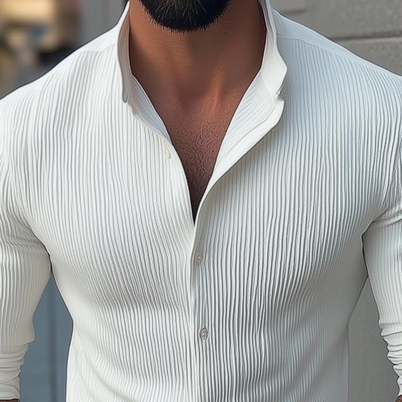 Classic Fit Button Down Dress Shirt