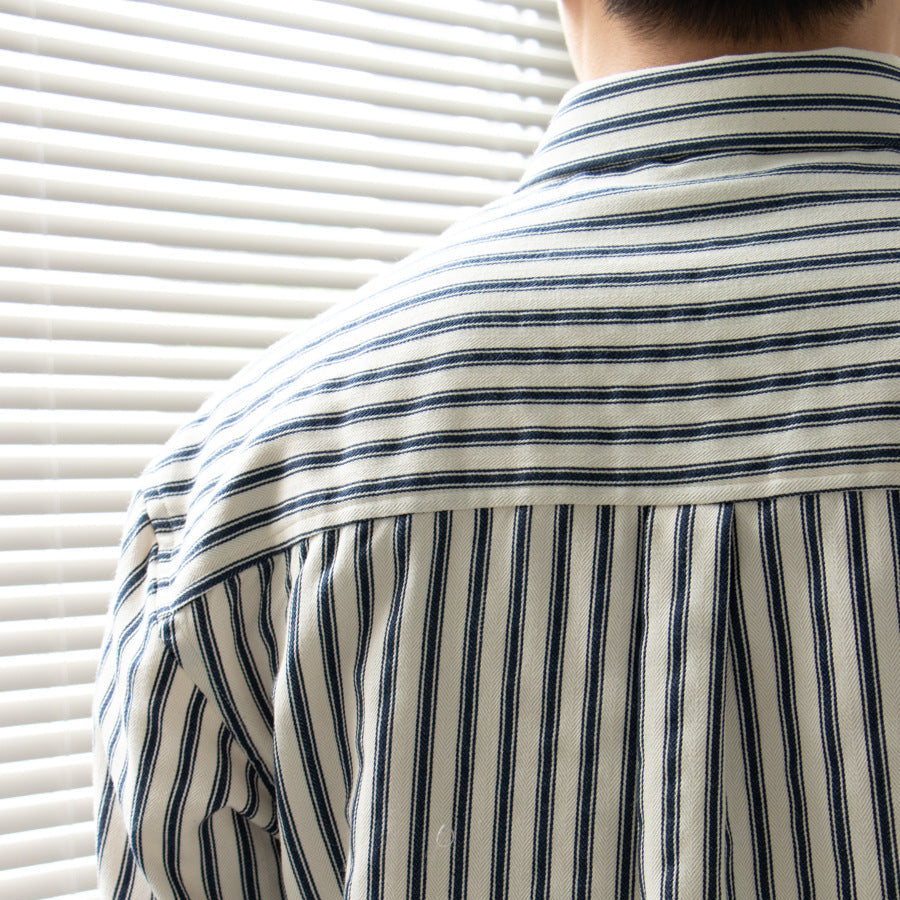 Classic Horizontal Stripe Long Sleeve Shirt