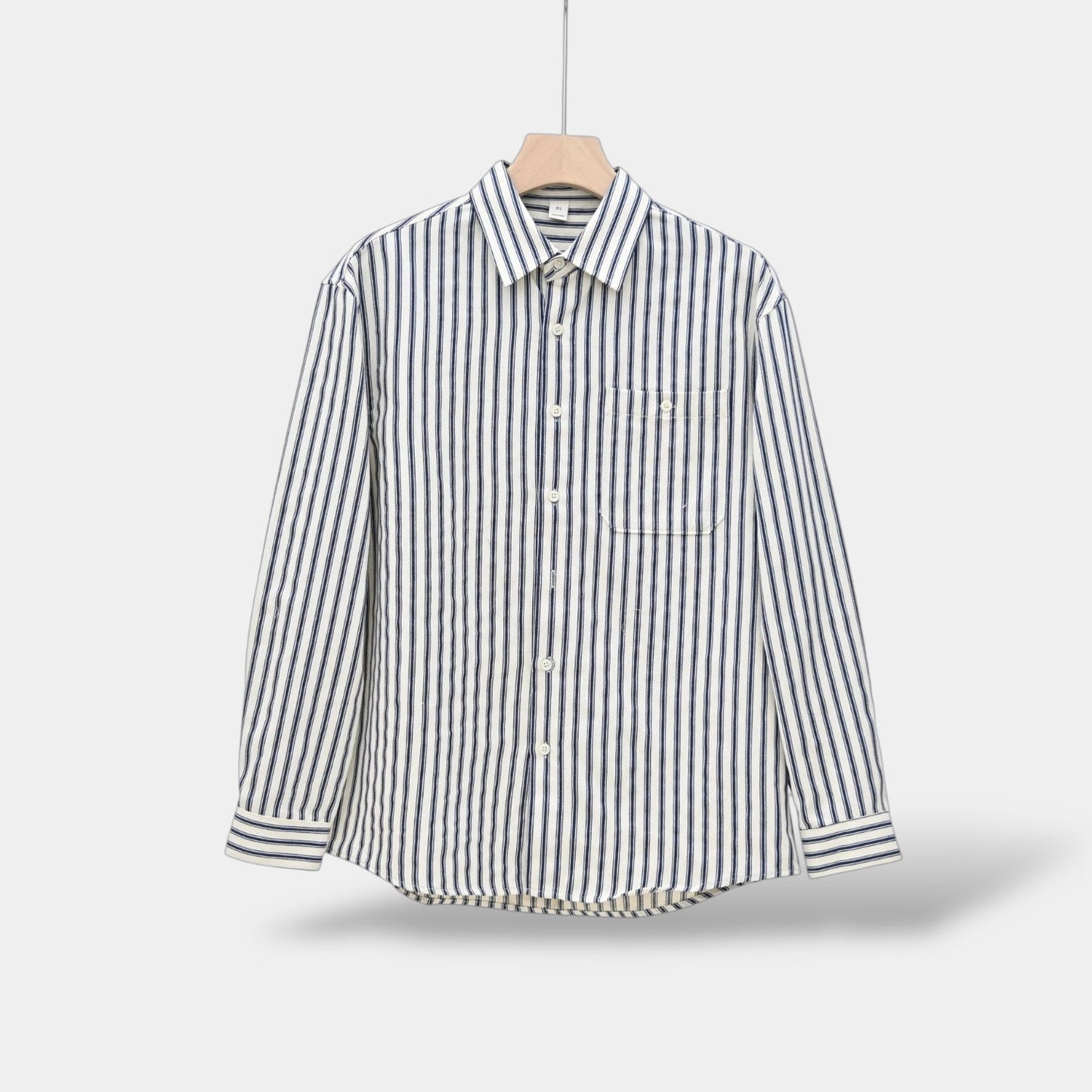 Classic Horizontal Stripe Long Sleeve Shirt