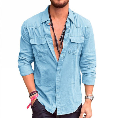 Relaxed Fit Shirt with Pockets