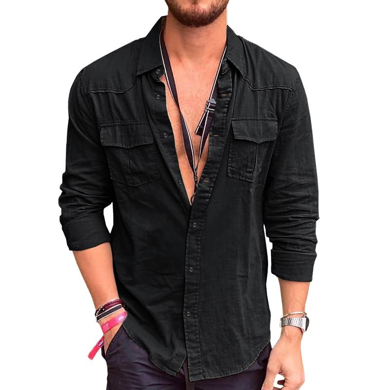 Relaxed Fit Shirt with Pockets
