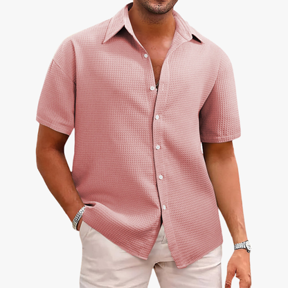 Soft Cotton Blend Relaxed Fit Casual Shirt