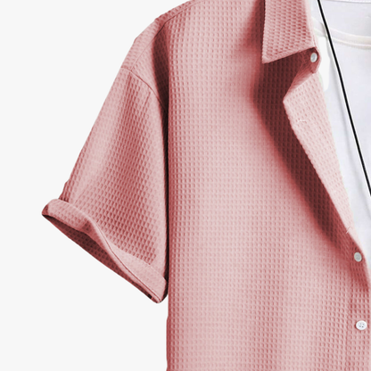 Soft Cotton Blend Relaxed Fit Casual Shirt