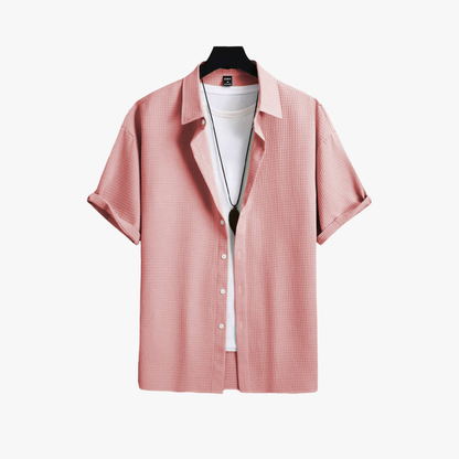 Soft Cotton Blend Relaxed Fit Casual Shirt
