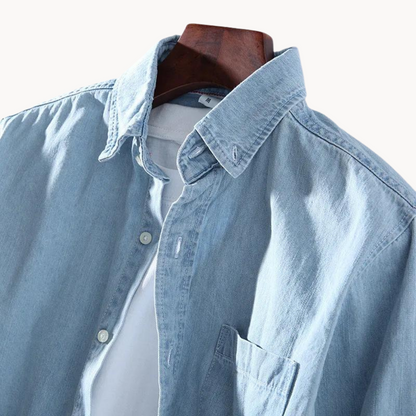 Casual Relaxed Fit Button Front Shirt