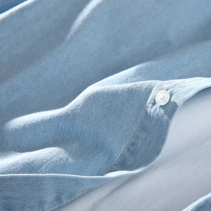 Casual Relaxed Fit Button Front Shirt
