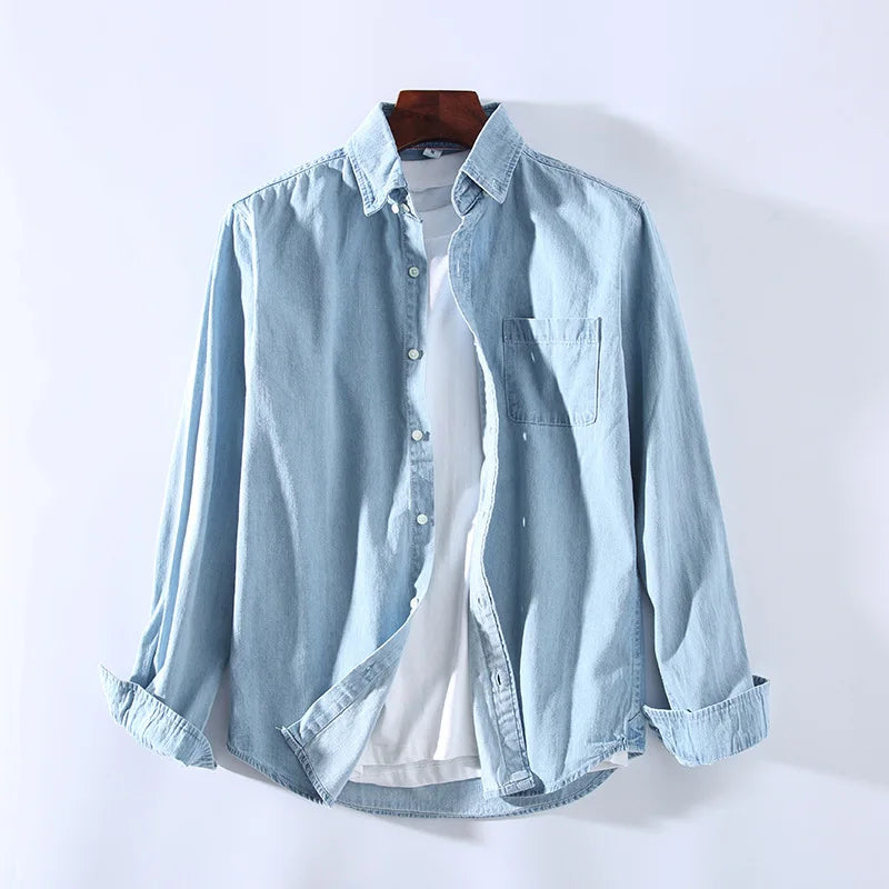 Casual Relaxed Fit Button Front Shirt