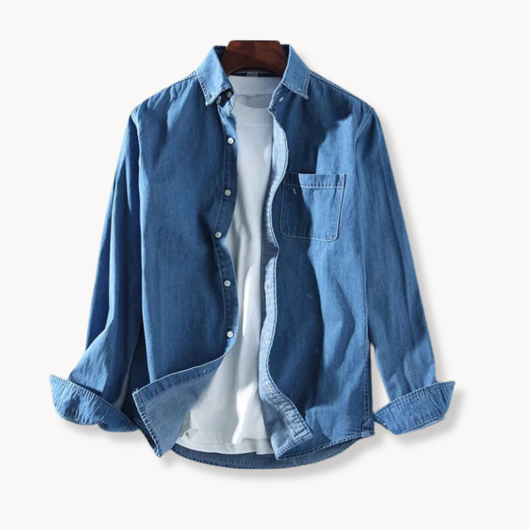 Casual Relaxed Fit Button Front Shirt