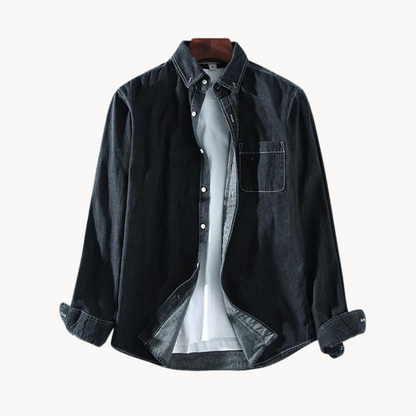 Casual Relaxed Fit Button Front Shirt