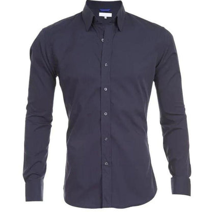 Easy Care Blend Zip Shirt with Smooth Fit