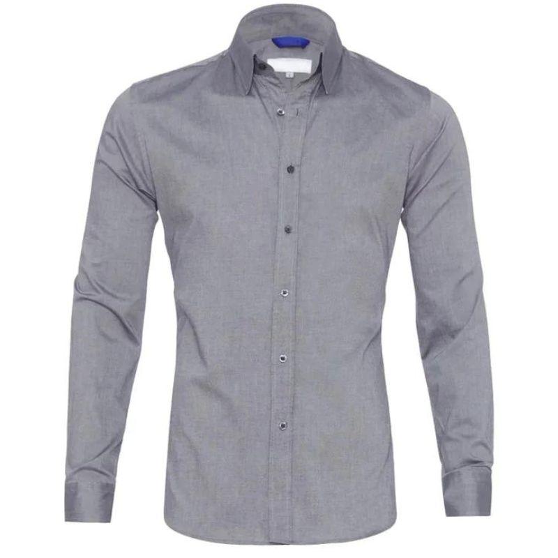 Easy Care Blend Zip Shirt with Smooth Fit