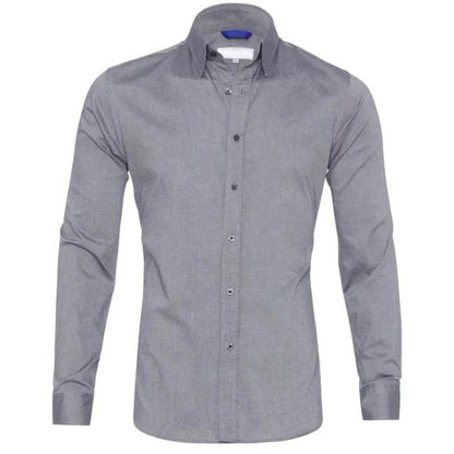 Easy Care Blend Zip Shirt with Smooth Fit
