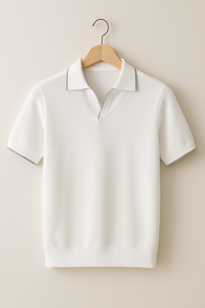 Classic Fit Polo Shirt - Slim Style Contrast Trim