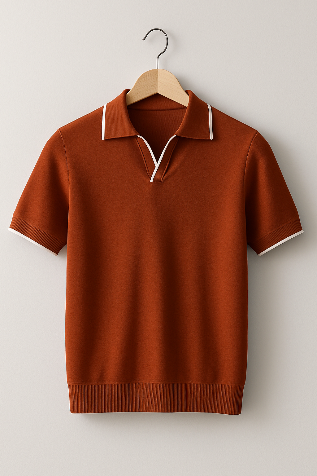 Classic Fit Polo Shirt - Slim Style Contrast Trim