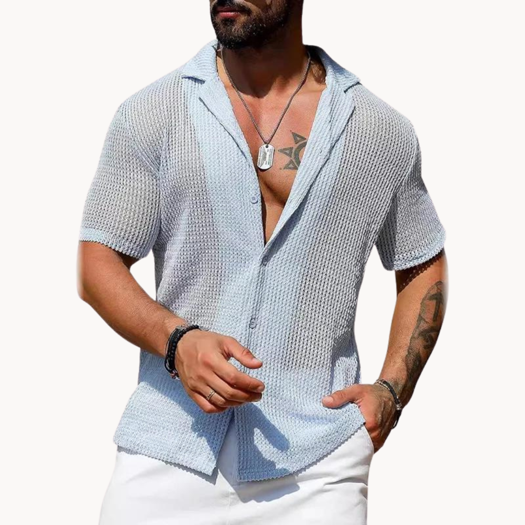 Breathable Short Sleeve Mesh Top