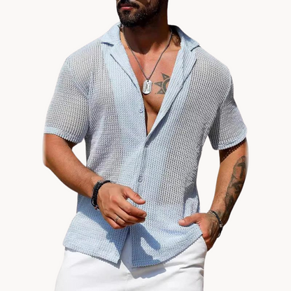 Breathable Short Sleeve Mesh Top