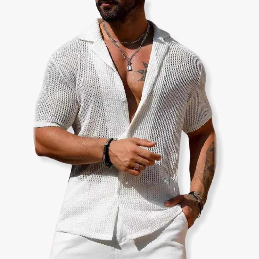 Breathable Short Sleeve Mesh Top