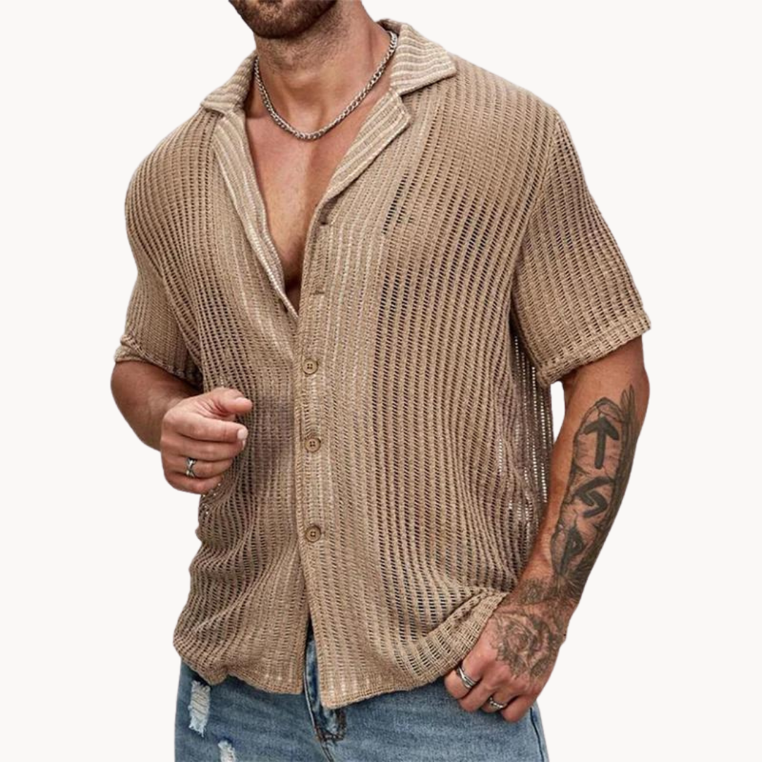 Breathable Short Sleeve Mesh Top