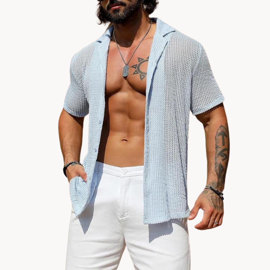 Breathable Short Sleeve Mesh Top