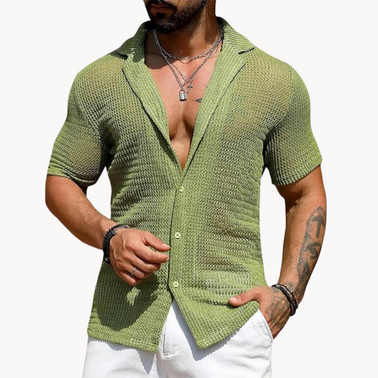 Breathable Short Sleeve Mesh Top - OutfitLondon