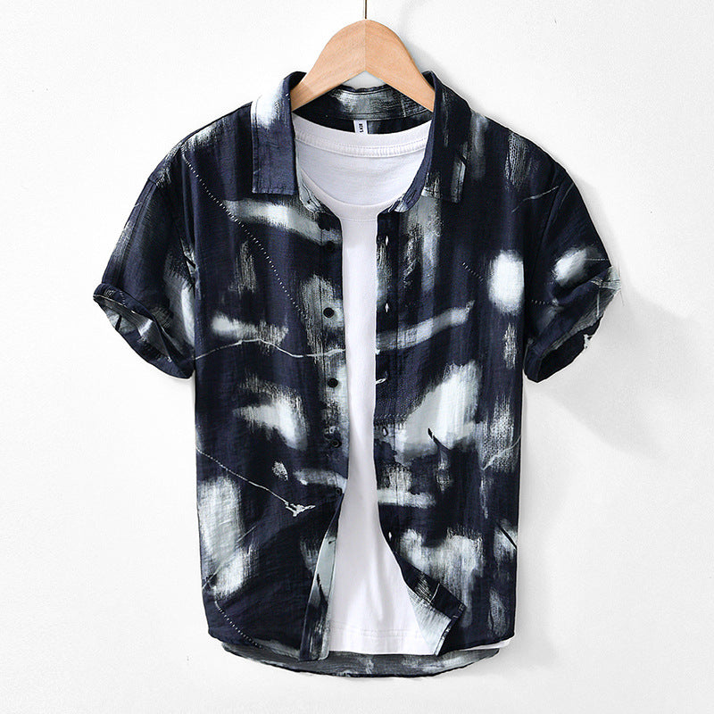 Casual Relaxed Fit Graphic Tee Shirt