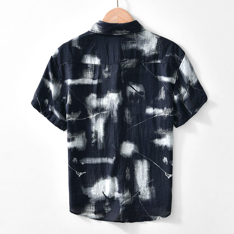 Casual Relaxed Fit Graphic Tee Shirt