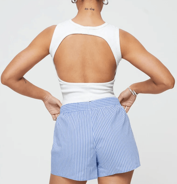 Casual Stripe Lightweight Comfort Shorts