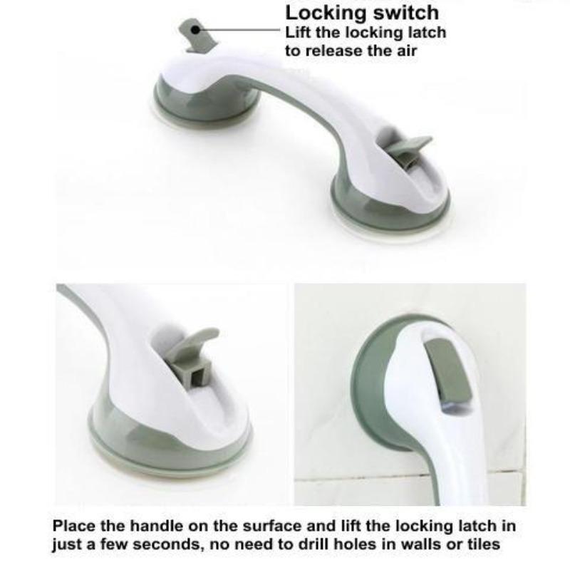 Easy Grip Bathroom Balance Bar with Strong Suction