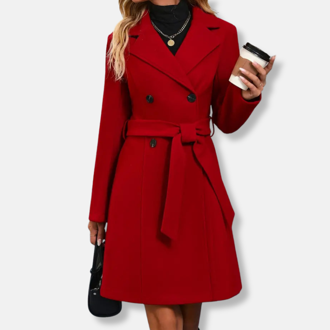 Ladies Classic Fitted Trench Coat