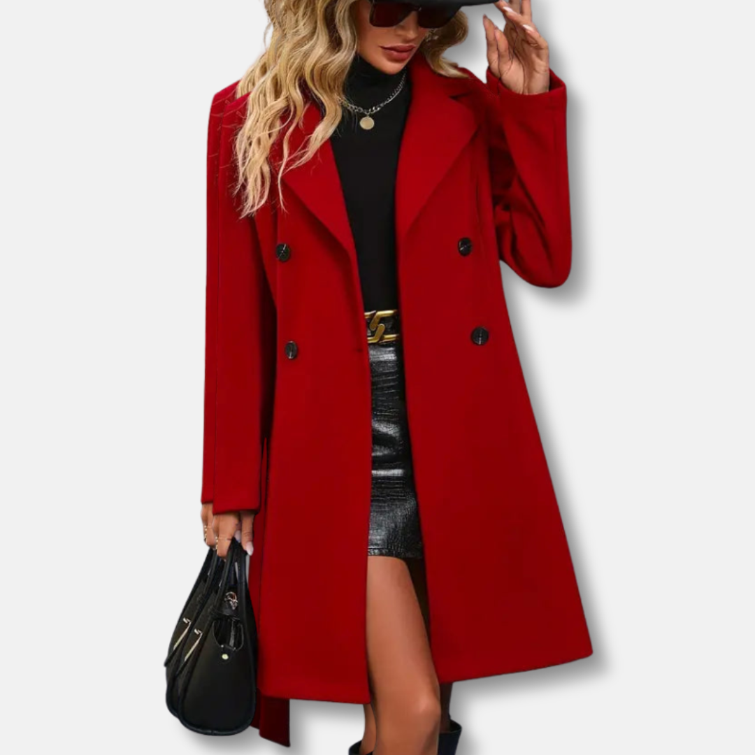Ladies Classic Fitted Trench Coat