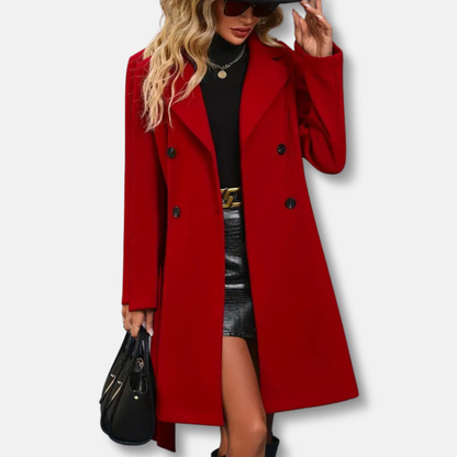 Ladies Classic Fitted Trench Coat