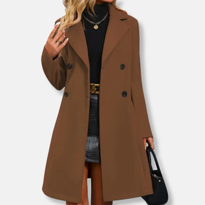 Ladies Classic Fitted Trench Coat
