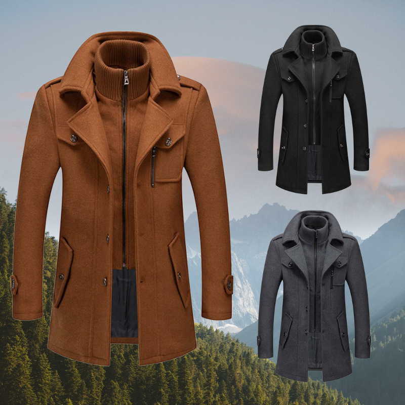 Warm Mens Winter Parka Coat - OutfitLondon