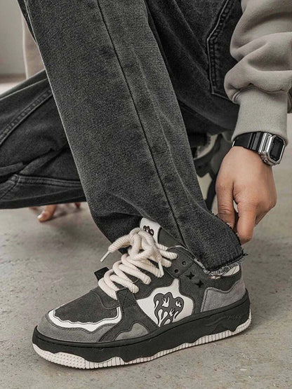 Tough Skate Shoes with Strong Grip Soles