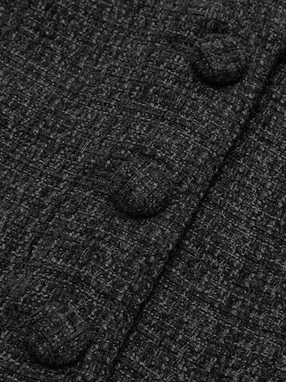 Luxurious Velvet One Button Women's Blazer