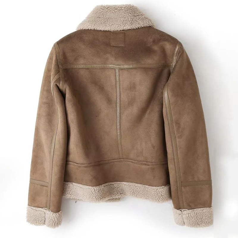 Women's Aviator Leather Jacket