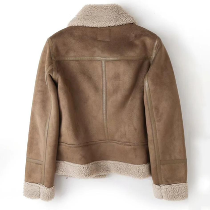 Women's Aviator Leather Jacket