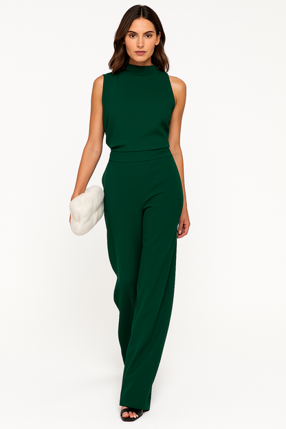 Chic Simple Strapless Jumpsuit - OutfitLondon