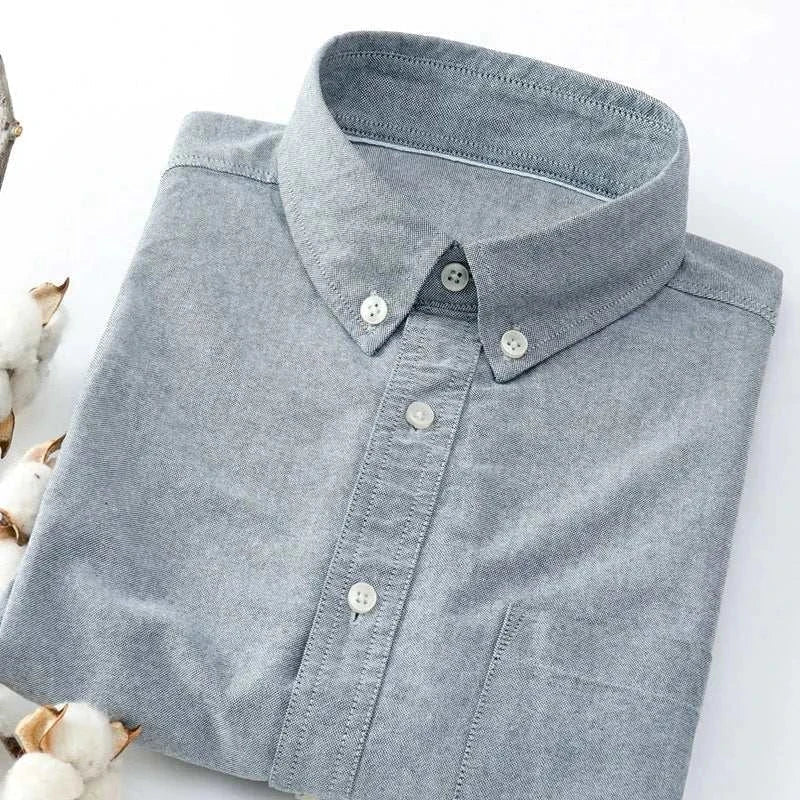 Classic Fit Dress Long Sleeve Shirt – Versatile Office Wear
