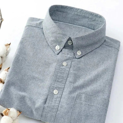 Classic Fit Dress Long Sleeve Shirt – Versatile Office Wear