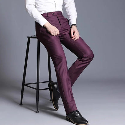 Tailored Fit Business Pants for Men - OutfitLondon