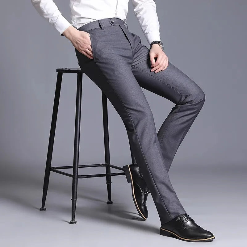 Tailored Fit Business Pants for Men