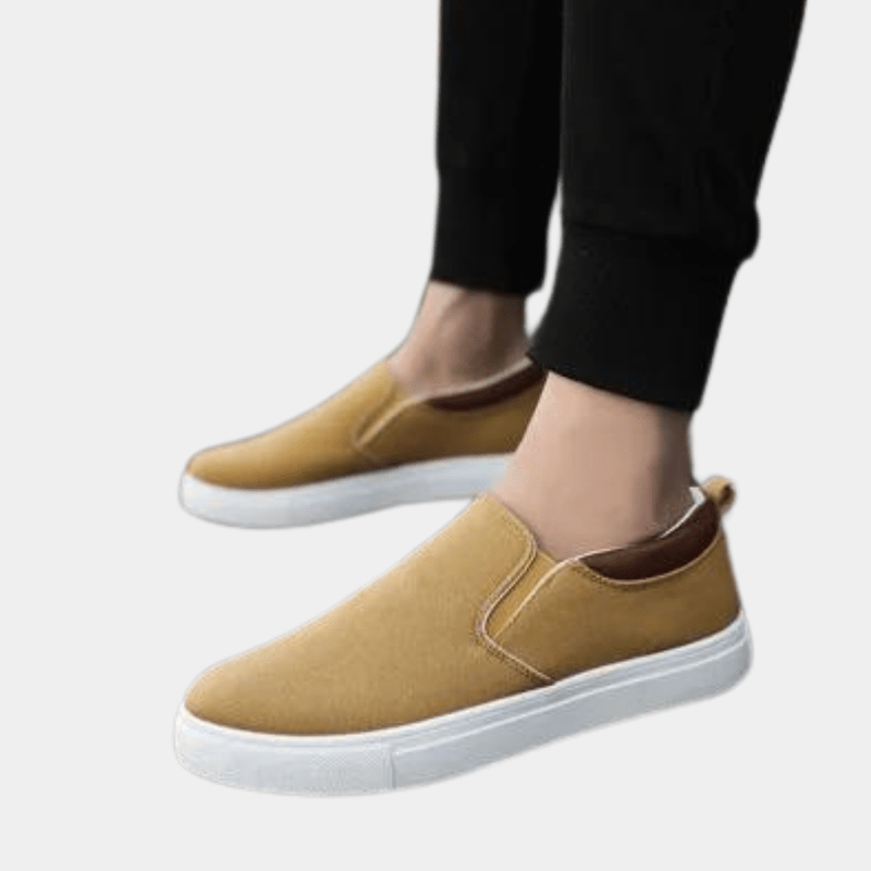 Comfortable Canvas Slip On Shoes - OutfitLondon