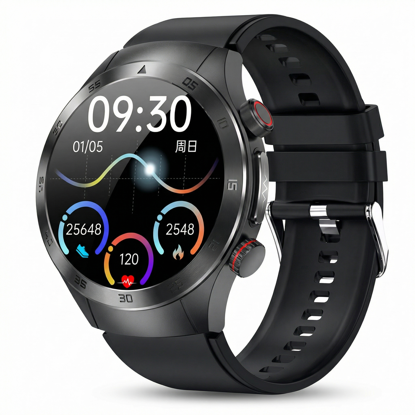 Advanced Health Tracker Watch With Heart Rate Monitor