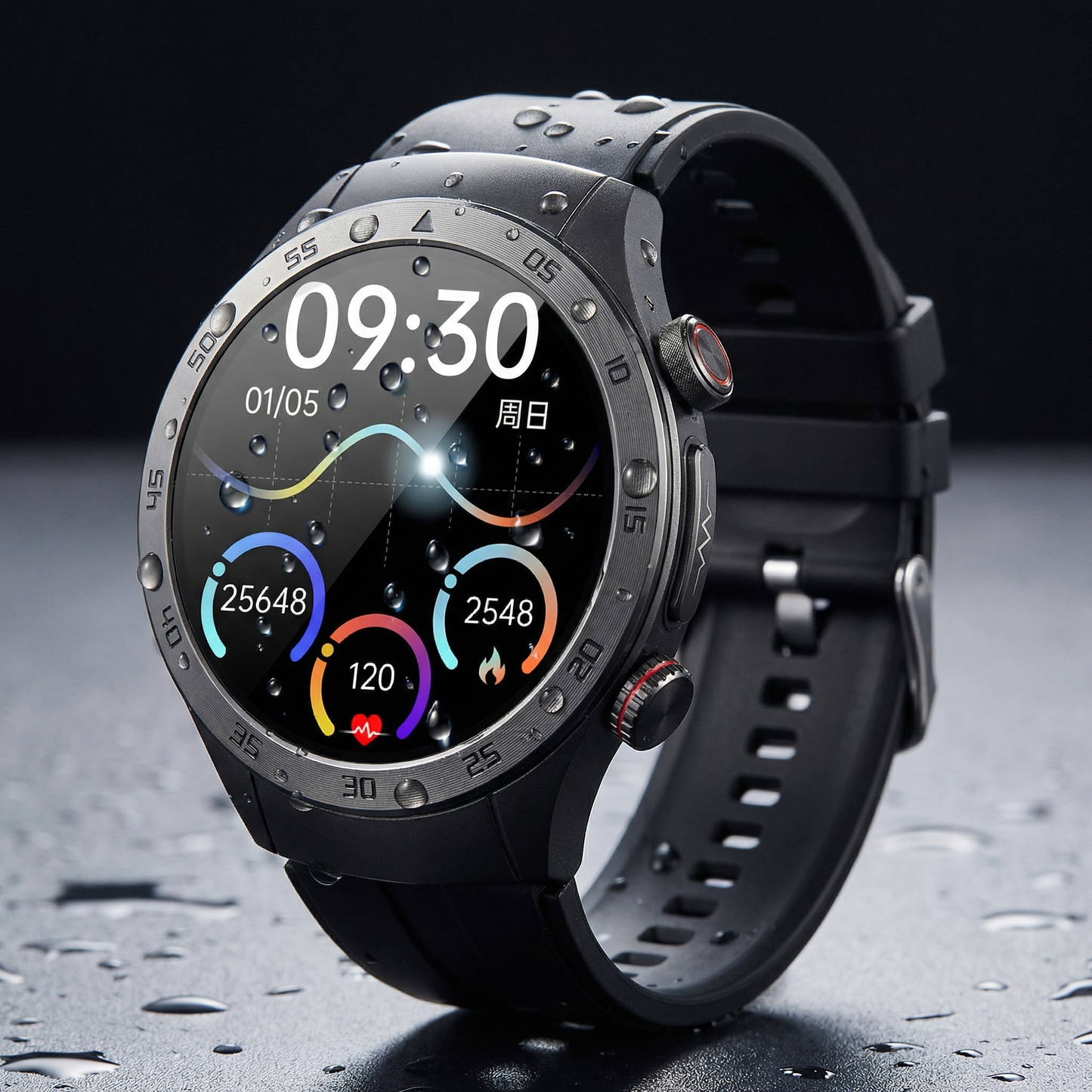 Advanced Health Tracker Watch With Heart Rate Monitor