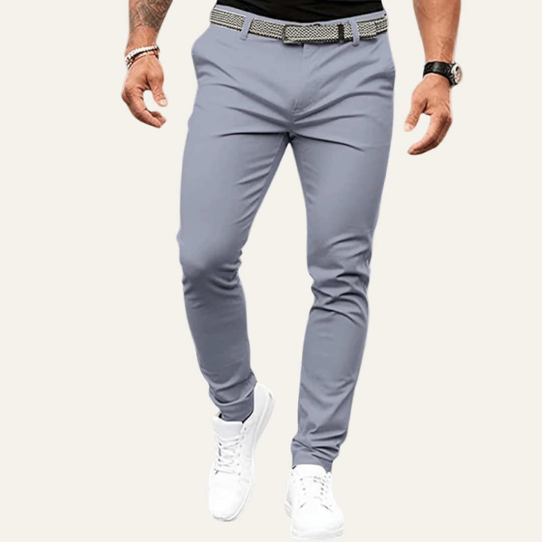 Men's Skinny Fit Dark Chino Jeans